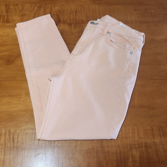 Rag & Bone High Rise Skinny Jeans Size 29 Prairie Sun - Picture 2 of 10
